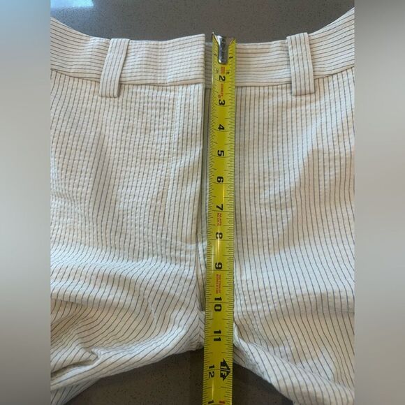 Elie Tahari White & Blue Striped Capri Women's Pants size 8 - Picture 8 of 13